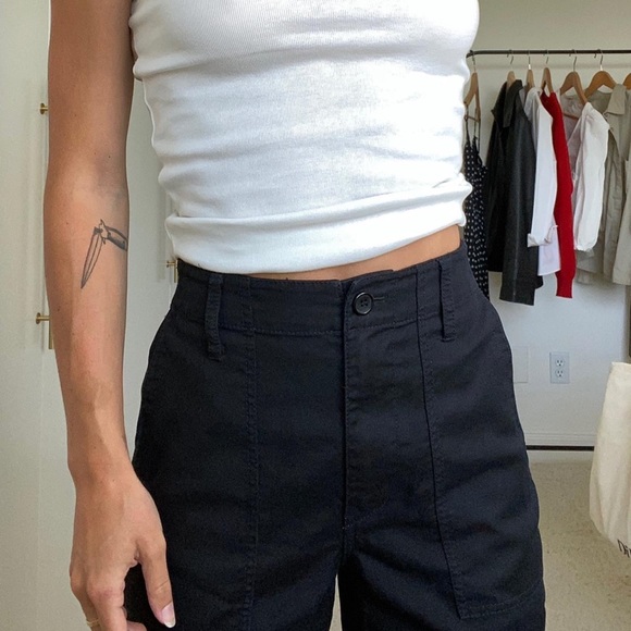 & other stories 100% cotton work pant - Picture 3 of 6
